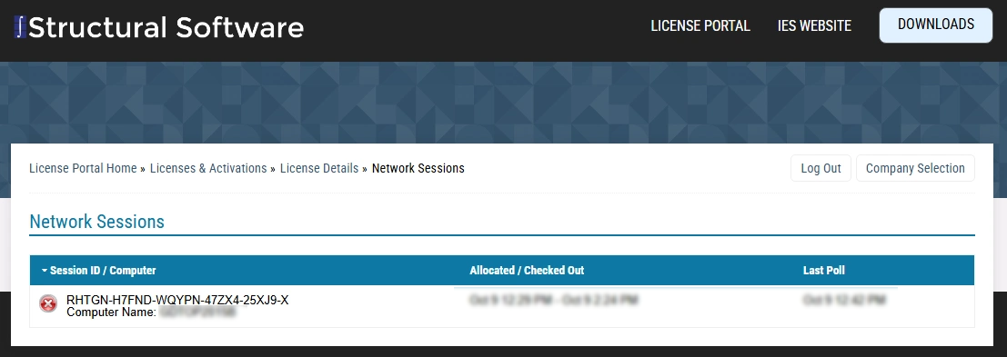 Network Sessions