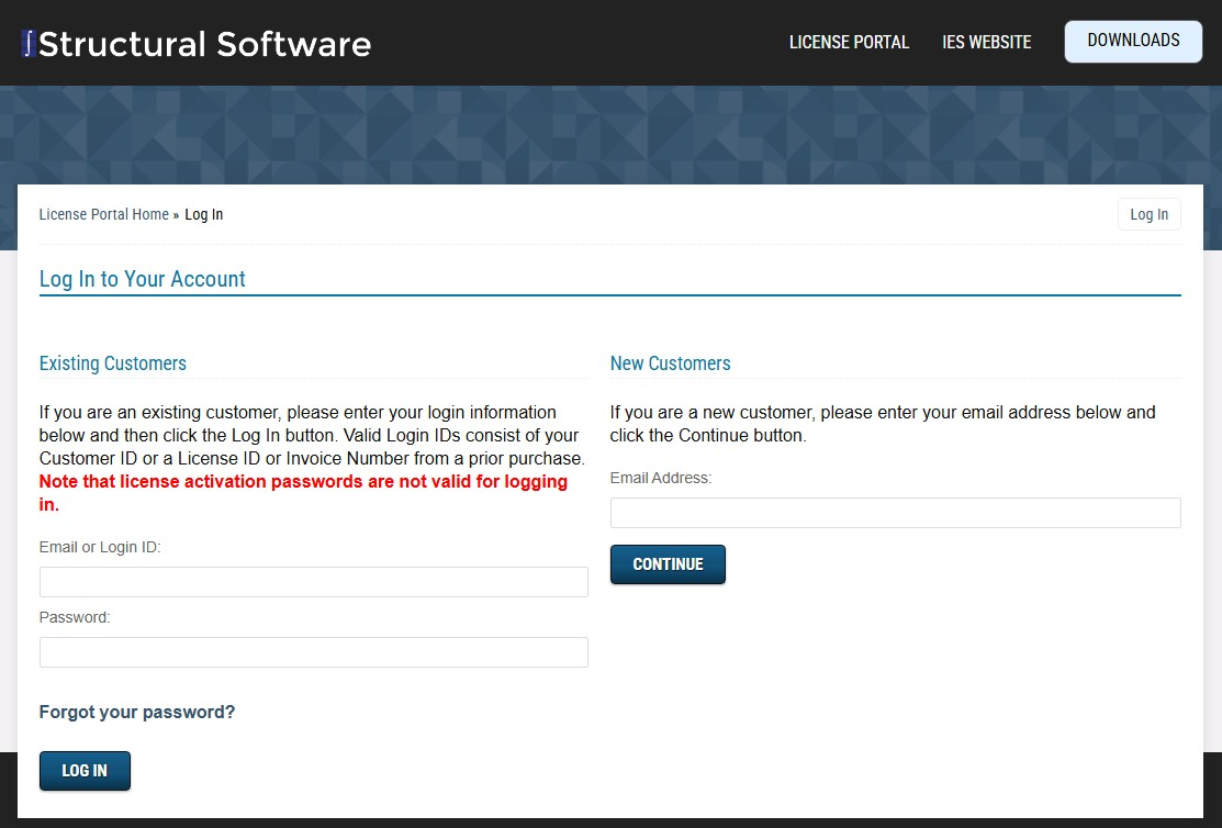 Login Page