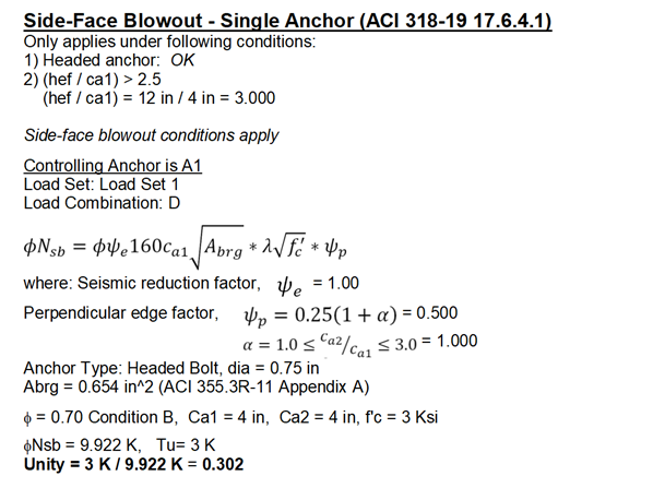 blowout calculations