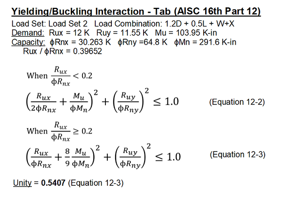 equations in report