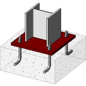 Steel base plate graphic